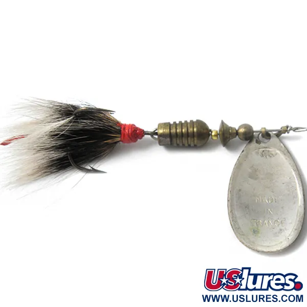 Mepps Aglia 3 Spinnare, Stål / Röd, 7,3g, Ekorrhår, #0049