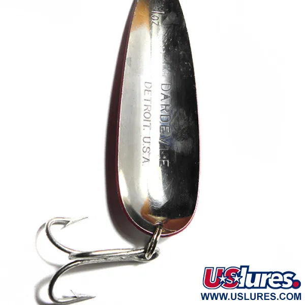 Eppinger Dardevle Skeddrag, Röd / Vit, 28g, Detroit-stämpel, #0062