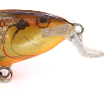 Rapala Shallow Shad Rap Wobbler, Brun / Gul JP, 11g, Balsaträ, #0082