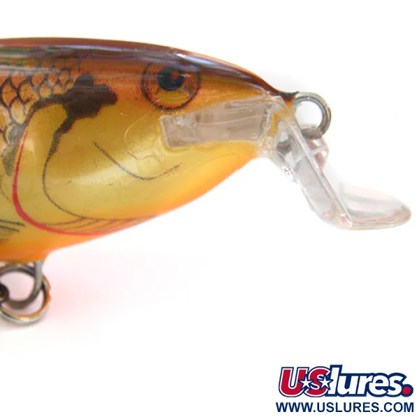 Rapala Shallow Shad Rap Wobbler, Brun / Gul JP, 11g, Balsaträ, #0082