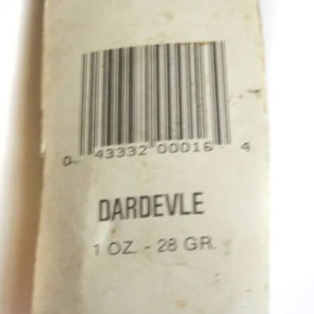 Dardevle Eppinger Skeddrag, Röd / Vit, 28g, Klassisk, #0178