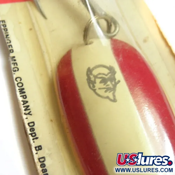 Dardevle Eppinger Skeddrag, Röd / Vit, 28g, Klassisk, #0178