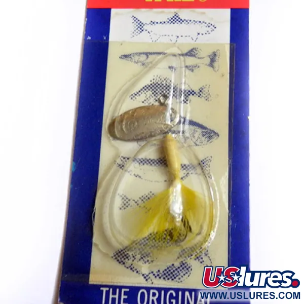 Worden’s Original Rooster Tail Spinnare, Gul, 1.18g, Hackle, #0182