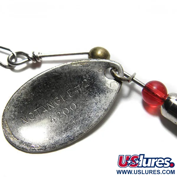 Eppinger Dardevle Notangle 2 Spinnare, Vit/Röd, 6g, Fjäderkrok, #0198