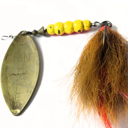 Mepps Giant Killer Spinnare, Mässing, 30g, Bucktail, #0211