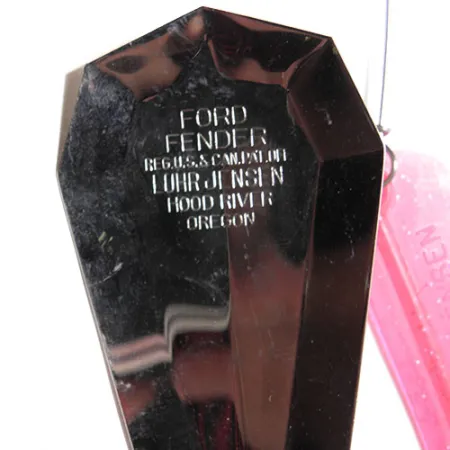 Luhr Jensen Ford Fender Lake Troll Lockblänk, Nickel/Rosa, 27g, #0217