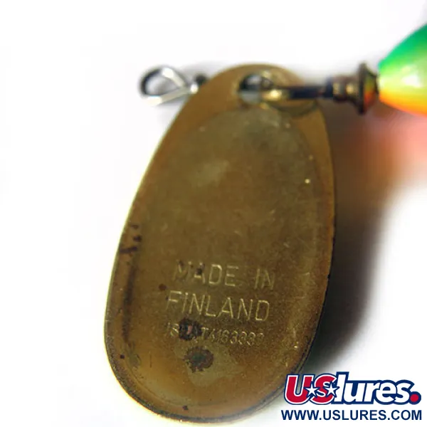 Blue Fox Super Vibrax 2 Minnow Spinnare, Grön/Gul/Orange, 8g, #0227