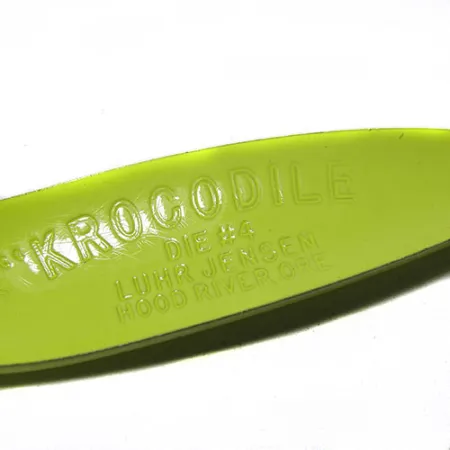 Luhr Jensen Krocodile Die #4 Skeddrag, Gul/Grön, 14g, Långkast, #0263