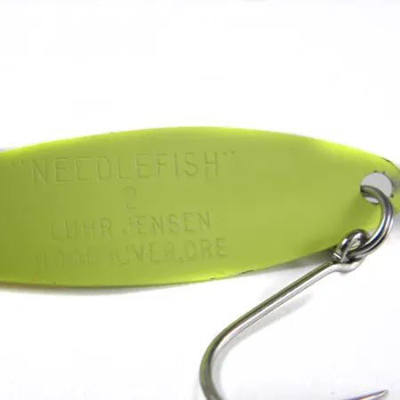 Luhr Jensen Needle fish 2 Skeddrag, Gul / Röd, 3g, Enkelkrok, #0372