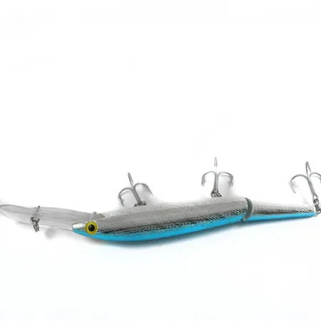 Rebel Spoonbill Minnow Jointed Vobbler, Silver/Blå, 21g, Ledad, #0397
