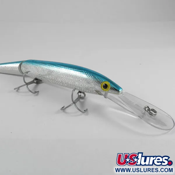 Rebel Spoonbill Minnow Jointed Vobbler, Silver/Blå, 21g, Ledad, #0397
