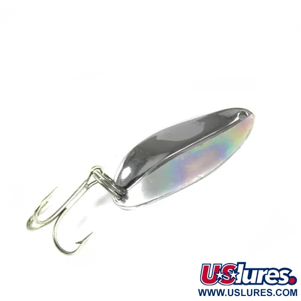 TODDCO Main liner Skeddrag, Nickel / Rainbow Hologram, 11g, Droppform, #0422