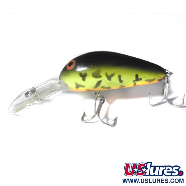 Norman Deep Little N Wobbler, Brun/Grön/Orange, 10g, Rassel, #0472