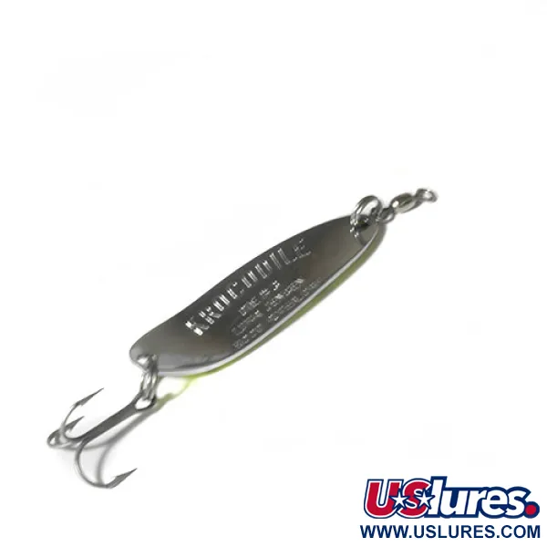 Luhr Jensen Krocodile Die #3 Skeddrag, Gul/Grön/Svart, 10g, #0485