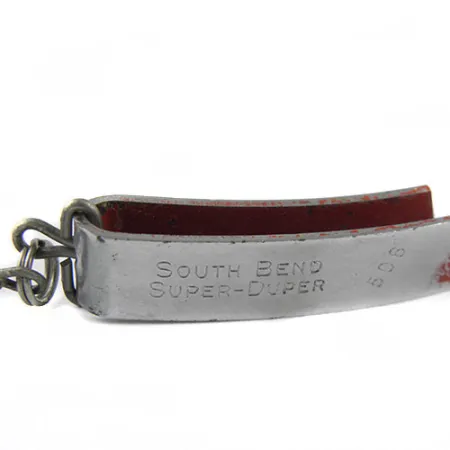 South Bend Super-Duper 506 Skeddrag, Nickel/Röd, 7g, U-form, #0491