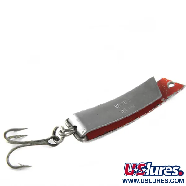 South Bend Super-Duper 506 Skeddrag, Nickel/Röd, 7g, U-form, #0491