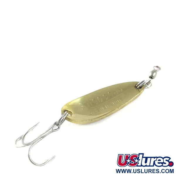 Luhr Jensen Krocodile Skeddrag, Guld / Orange / Grön, 9g, guld, #0493