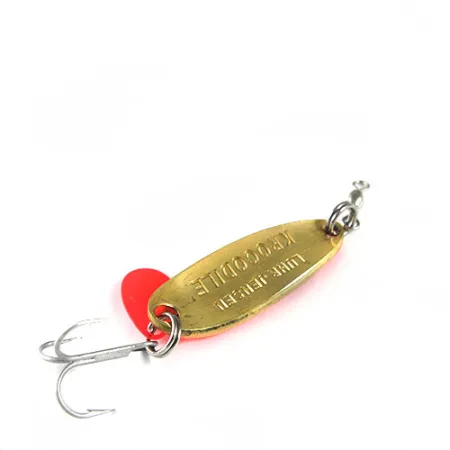 Luhr Jensen Krocodile Skeddrag, Orange/Mässing/Hologram, 9g, #0508