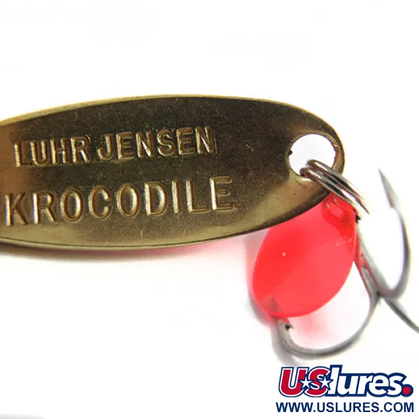 Luhr Jensen Krocodile Skeddrag, Orange/Mässing/Hologram, 9g, #0508