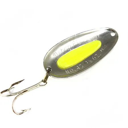 Nebco Pixee Skeddrag, Nickel / Gul, 28g, Laxromsimitering, #0510