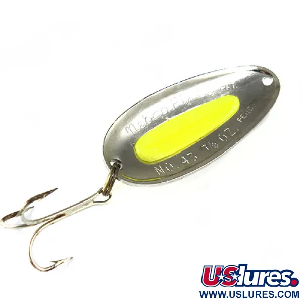 Nebco Pixee Skeddrag, Nickel / Gul, 28g, Laxromsimitering, #0510