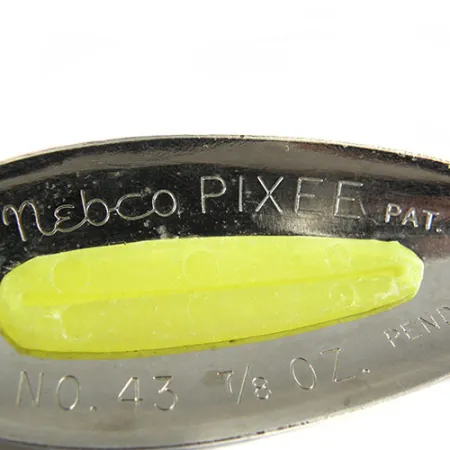 Nebco Pixee Skeddrag, Nickel / Gul, 28g, Laxromsimitering, #0510