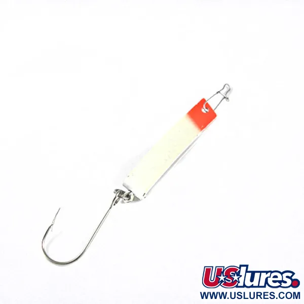 South Bend Super-Duper 506 Skeddrag, Vit / Röd, 7g, U-Form, #0539