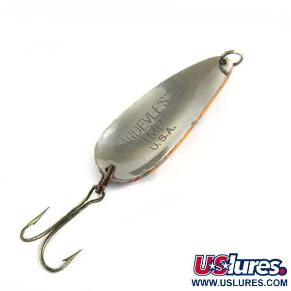 Eppinger Dardevle Imp Skeddrag, Orange/Röd/Svart, 11g, Nickel, #0611