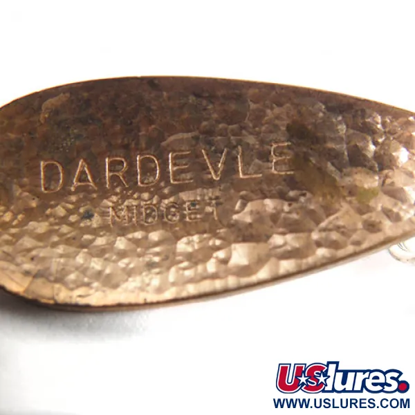 Eppinger Dardevle Midget Skeddrag, Crystal Bronze, 6g, Hamrad yta, #0612