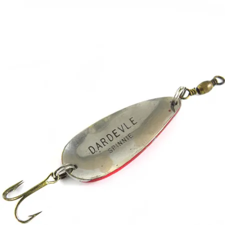 Dardevle Spinnie Skeddrag, Röd / Vit, 6g, Vintage, #0644