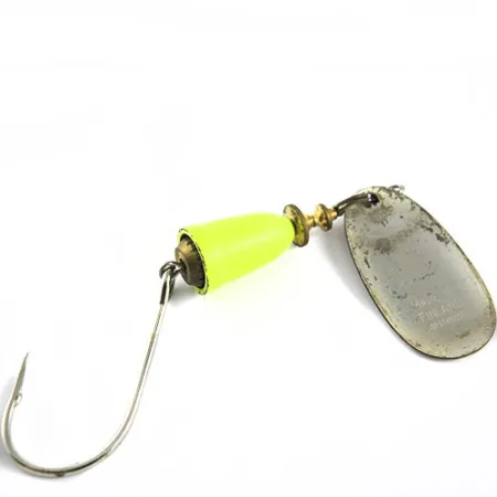 Blue Fox Super Vibrax 3 Spinnare, Silver/Fluo Grön, 8.4g, Enkelkrok, #0660