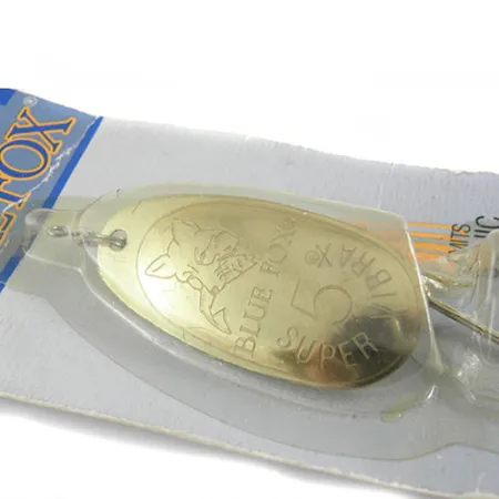 Blue Fox Super Vibrax 5 Spinnare, Guld, 14g, Anti-linvridning, #0663