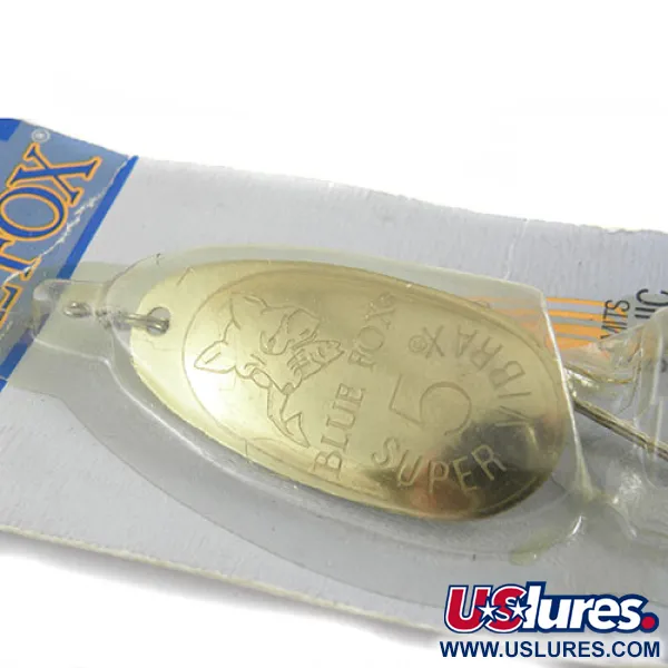 Blue Fox Super Vibrax 5 Spinnare, Guld, 14g, Anti-linvridning, #0663