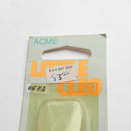 Acme Little Cleo Skeddrag, Nickel / Grön, 11g, Originalkrok, #0672