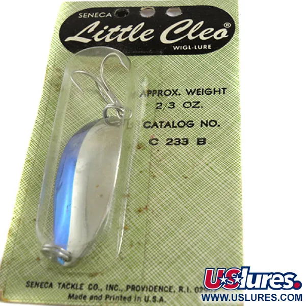 Seneca Little Cleo (Hula Girl) Skeddrag, Nickel / Blå, 18g, #0673