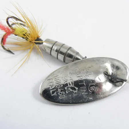 Panther Martin Zavorra con Mosca 4 Spinnare, Nickel, 3g, Fjäder, #0712