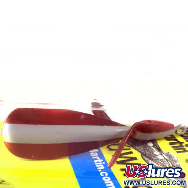 Weedless Panther Martin Weed Wing Skeddrag, Röd/Vit, 17g, Vasskyddad, #0742