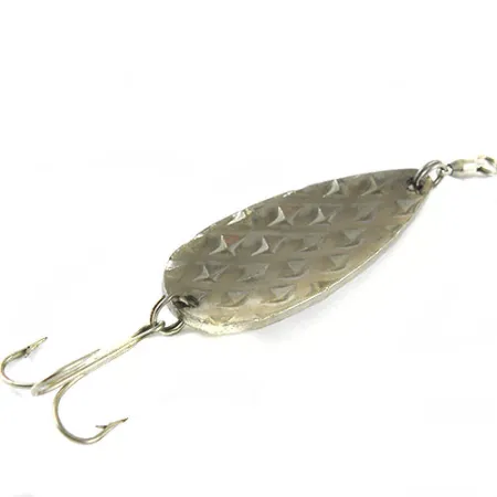 Cabela's Diamond Spoon Skeddrag, Nickel, 21g, Diamantmönster, #0745