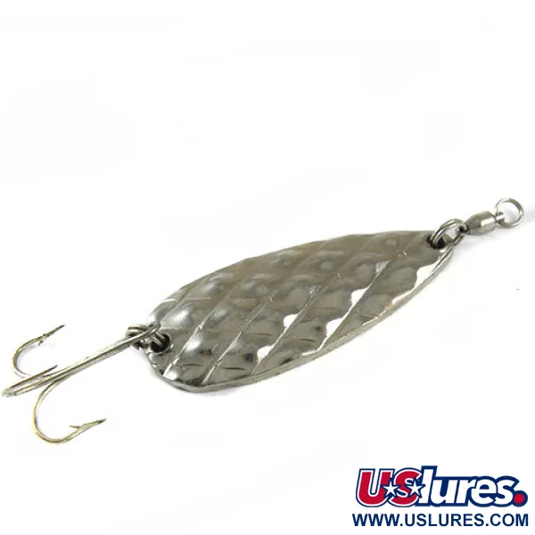 Cabela's Diamond Spoon Skeddrag, Nickel, 21g, Diamantmönster, #0745