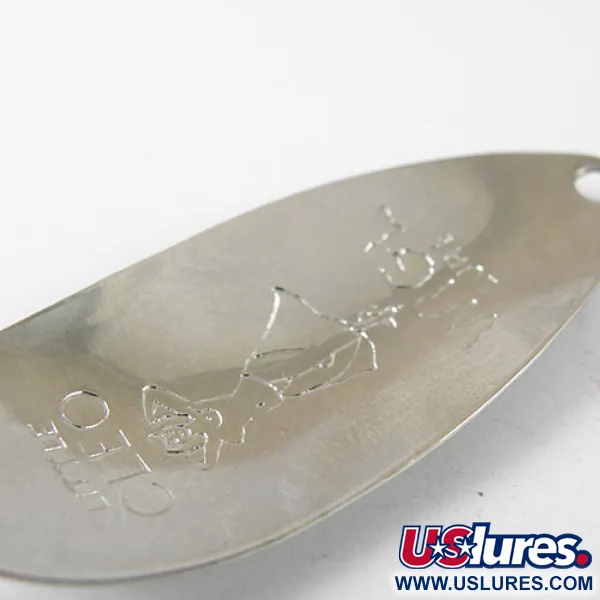 Seneca Little Cleo Skeddrag, Nickel / Blå, 5g, Hula Girl, #0776