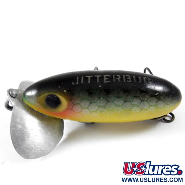 Fred Arbogast Jitterbug Ytbete, Abborre, 10g, Vintage, #0799