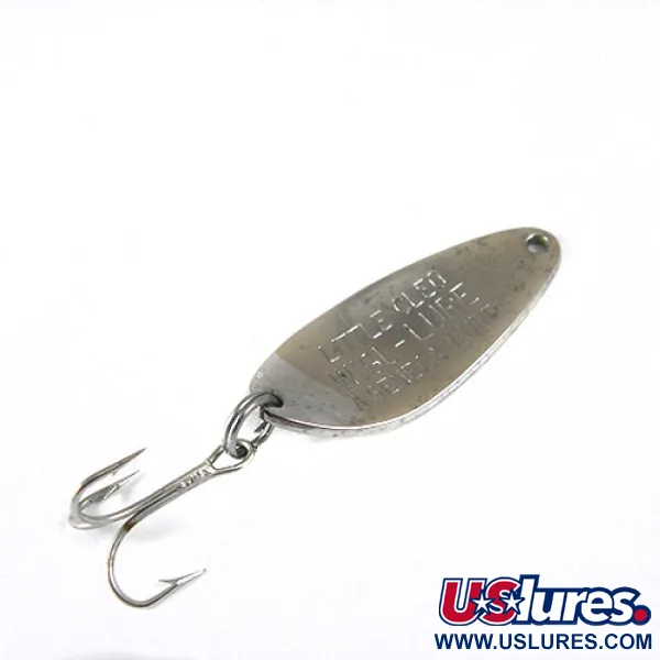 Little Cleo Seneca Skeddrag, Nickel / Grön, 7g, Wig-Lure, #0805