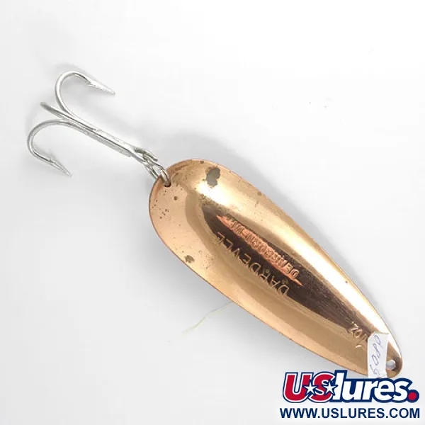 Eppinger Dardevle Skeddrag, Röd / Vit, 28g, Kopparbaksida, #0809