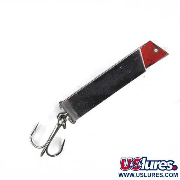 South Bend Super-Duper 509 Skeddrag, Nickel / Röd, 11g, U-form, #0819