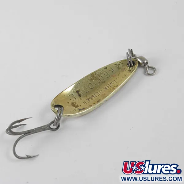 Luhr Jensen Krocodile Skeddrag, Guld / Lila, 9g, Långkastande, #0873