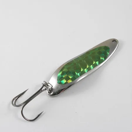 Dardevle Cop-E-Cat 7300 Skeddrag, Nickel/Grön, 10g, Bikake, #0874