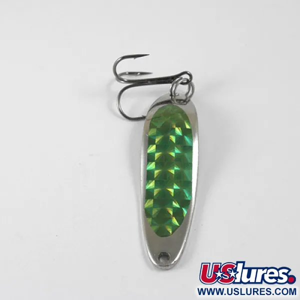 Dardevle Cop-E-Cat 7300 Skeddrag, Nickel/Grön, 10g, Bikake, #0874