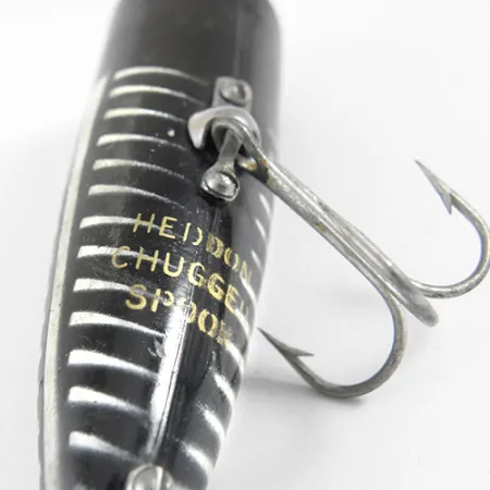 Popper Heddon Chugger Spook, Svart/Vit/Röd, 14g, Ytbete, #0875