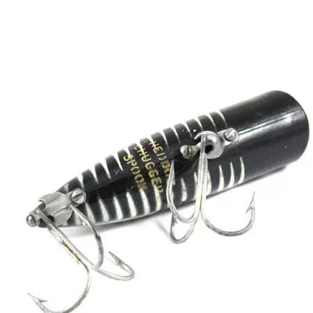 Popper Heddon Chugger Spook, Svart/Vit/Röd, 14g, Ytbete, #0875