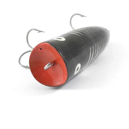 Popper Heddon Chugger Spook, Svart/Vit/Röd, 14g, Ytbete, #0875